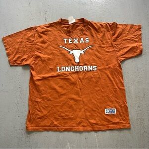 NCAA Texas Longhorns Orange Short Sleeve Tee vintage rare
